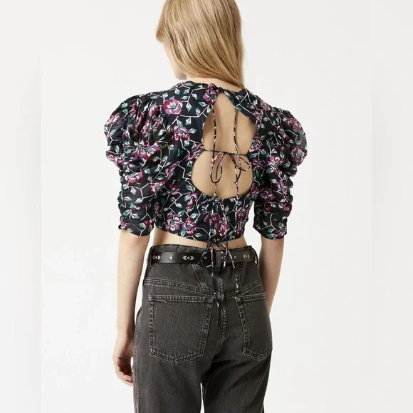 Isabel Marant Open back crop top - Picture 2 of 5